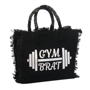 Gym Brat Shoulder Tote - Bandana - Black