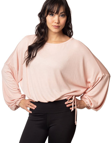 Cassidy Ribbed Knit Top - Blush