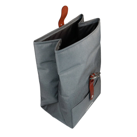 Fold Top Lunch Bag - Grey