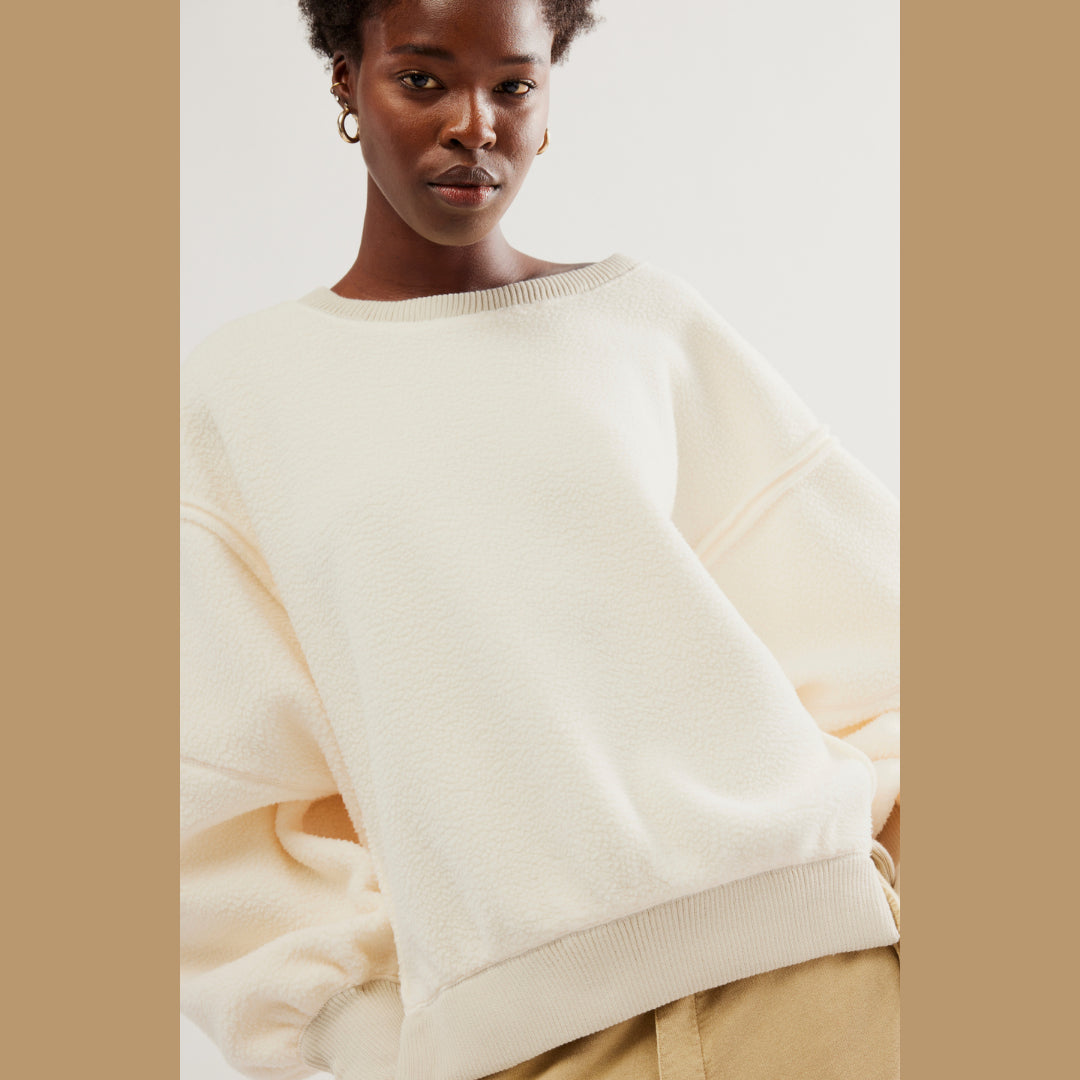 Cozy Camden Sweatshirt - Vanilla
