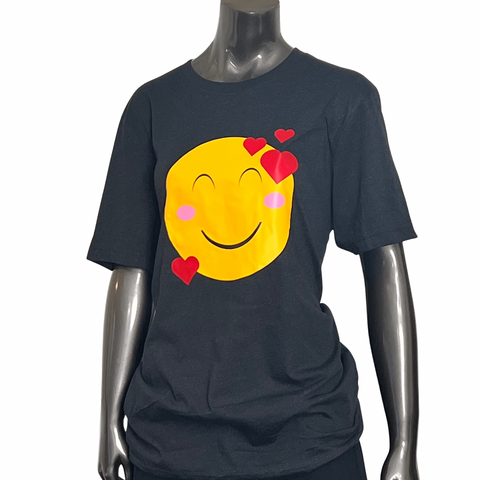 Love Emoji Short Sleeve Tee Shirt