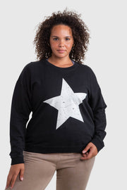 You're A Star Pullover Curvy - Black