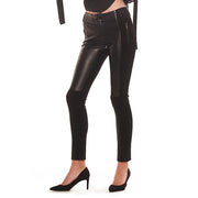 Faux Leather Front Leggings at 79.99