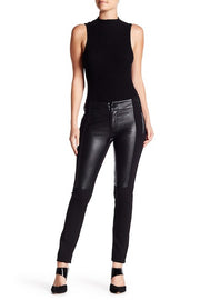 Faux Leather Front Leggings at 79.99