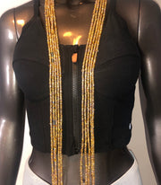 Waist Beads/w Charm - Solid Golds