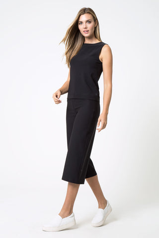 Day to Night Wide Waistband Culottes - Rebel