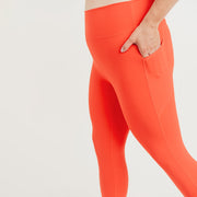 PLUS Laser-Cut Highwaist Leggings - Orange