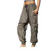 Rise To The Sun Solid Harem Pants