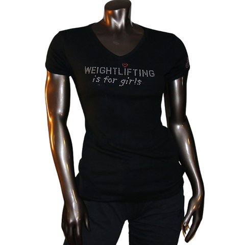 Weightlifting Is for Girls Tee Shirt