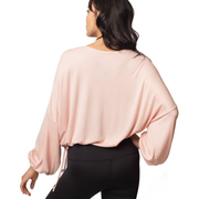 Cassidy Ribbed Knit Top - Blush