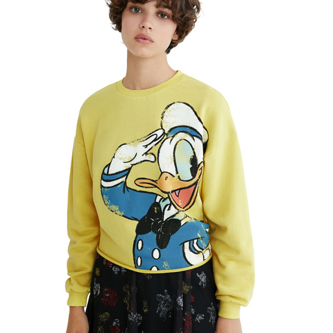 Sweatshirt top donald duck