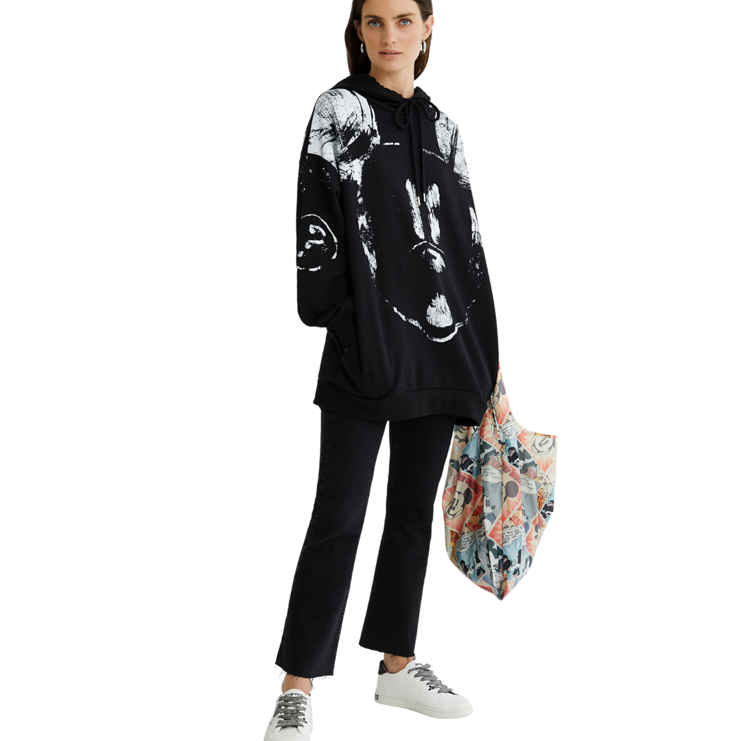 Mickey Oversize Hooded Sweatshirt/Dress