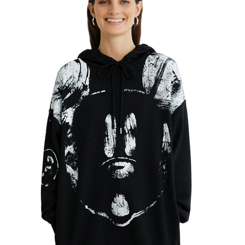Mickey Oversize Hooded Sweatshirt/Dress