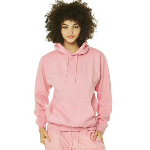 Unisex Pullover Hoodie & Jogger - Pink